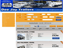Tablet Screenshot of inventory.deejaytrailers.com